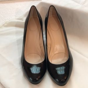 Calvin Klein Glossy Black Heels